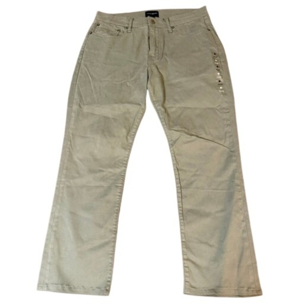 Lucky Brand Pants Mens 33x30 Olive Green 121 Heritage Slim Stretch Chinos